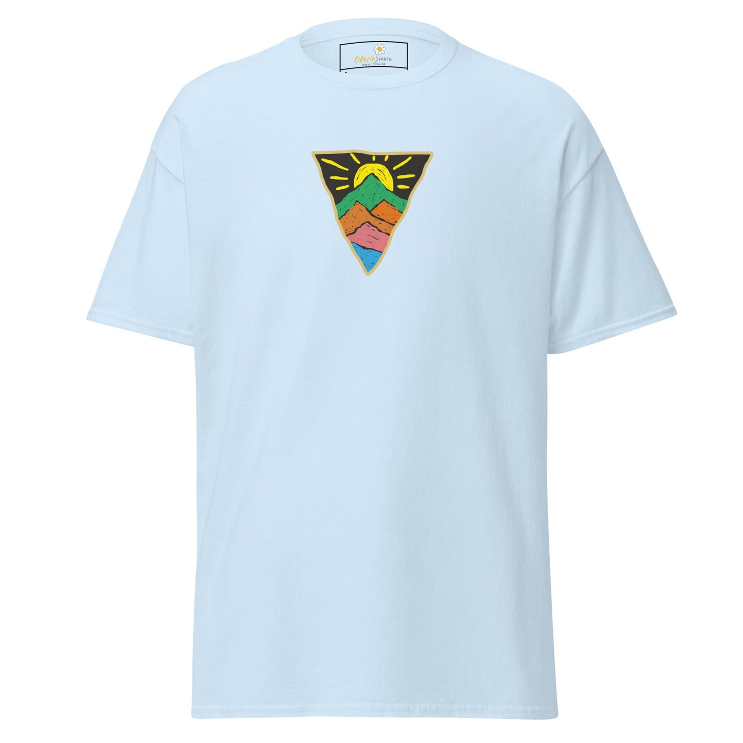 Unisex classic tee - MISC SUN TRIANGLE - REGULAR - Light Blue / S
