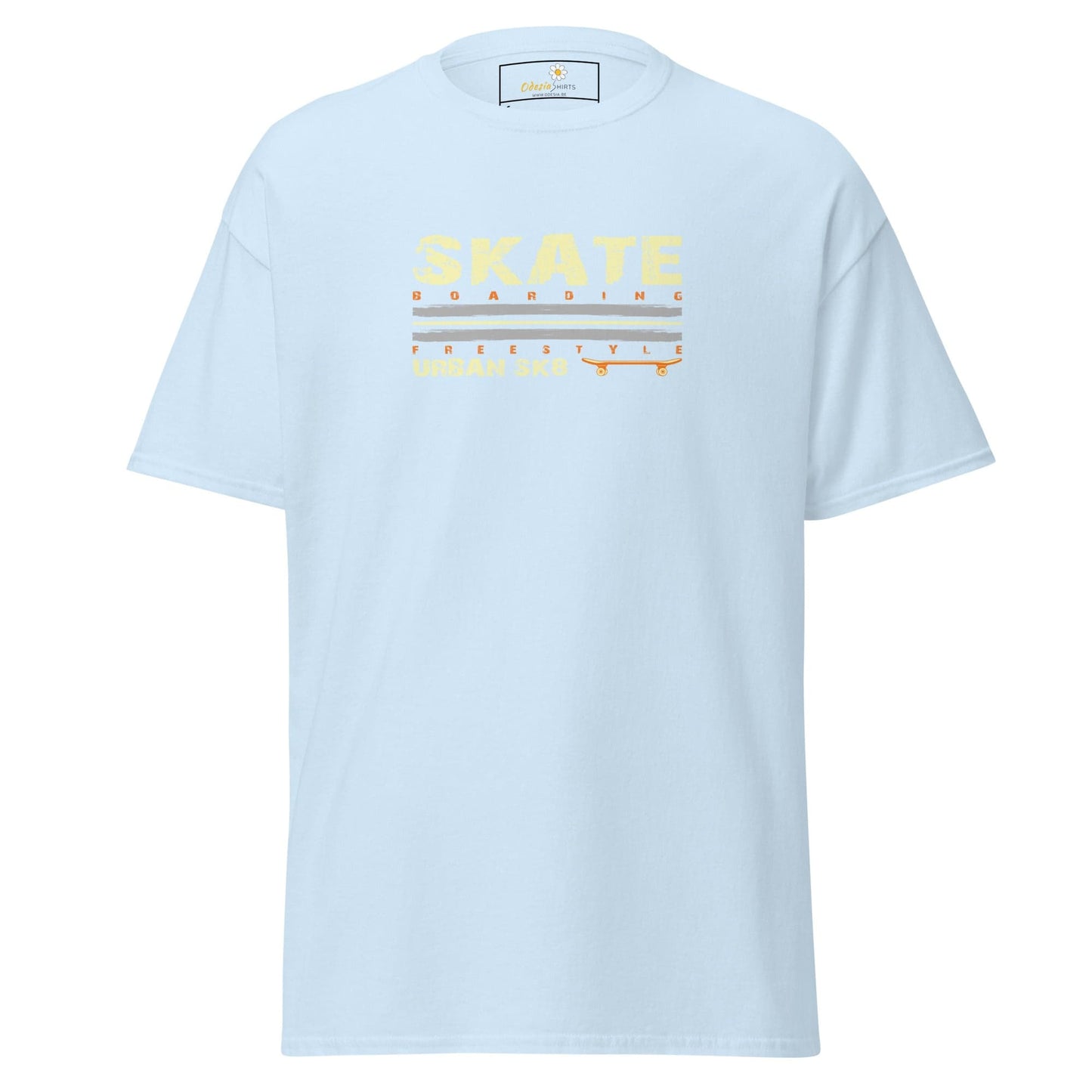 Unisex classic t-shirt - SPORT SKATEBOARDING - REGULAR - Light Blue / S