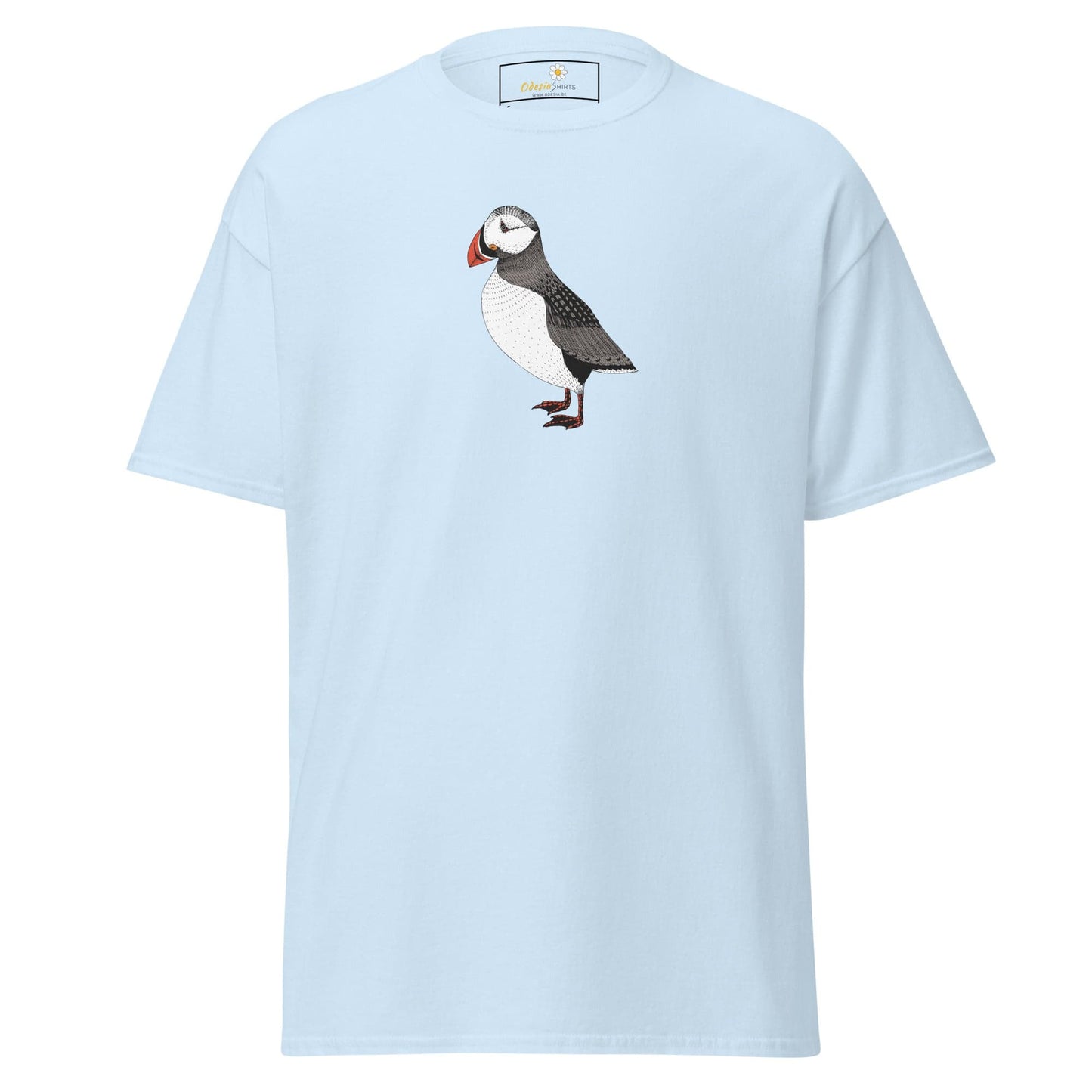 Unisex classic tee - WILD LIFE WALKING BIRD - REGULAR - Light Blue / S