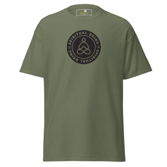 Unisex classic tee - SPIRITUAL BEING - REGULAR - Military Green / S