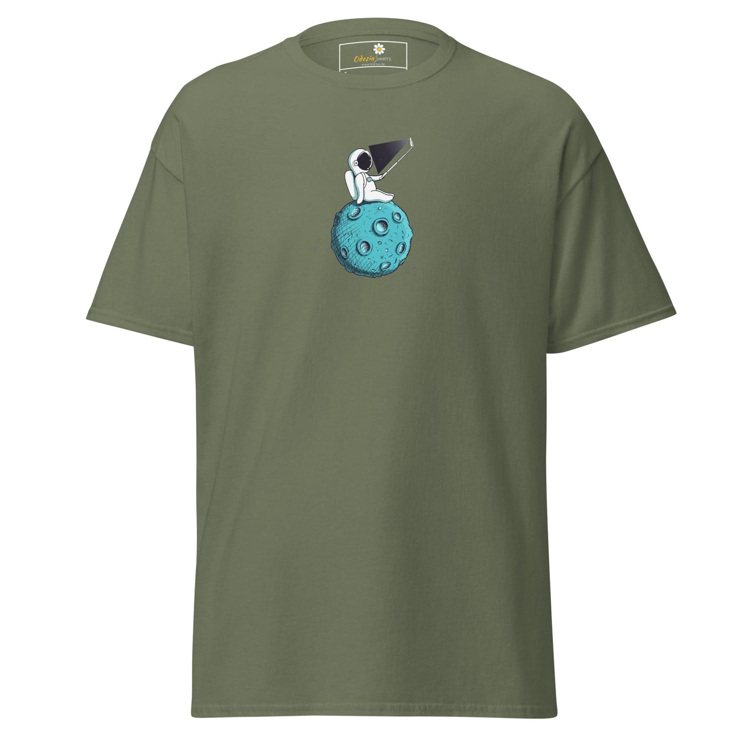 Unisex classic tee - ASTRONAUT SELFIE - REGULAR - Military Green / S