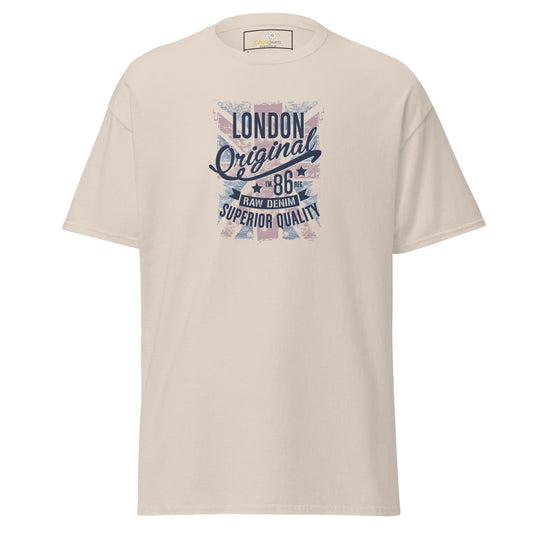Unisex classic t-shirt - COUNTRY VINTAGE UK LONDON - REGULAR - Natural / S