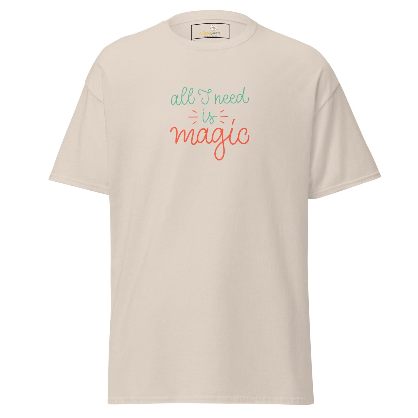 Unisex classic tee - TEXT ALL I NEED IS MAGIC - REGULAR - Natural / S