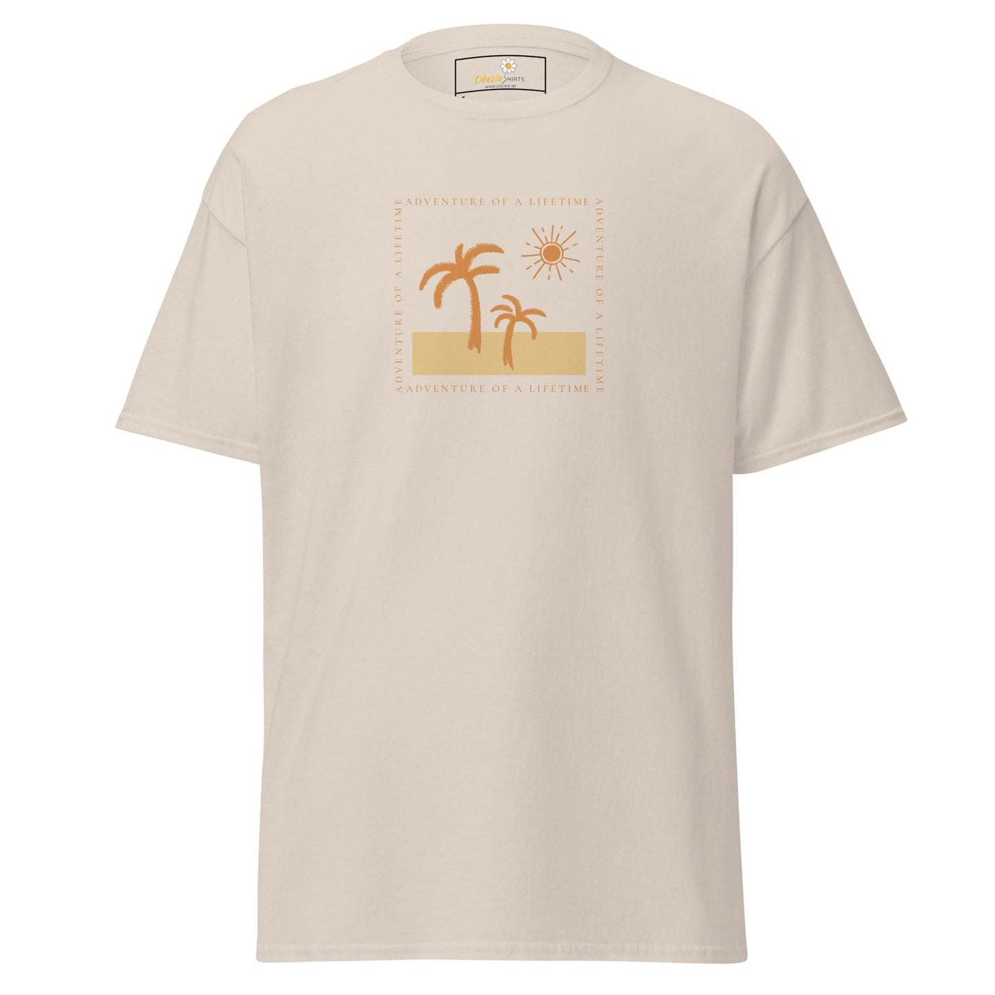 Unisex classic t-shirt - SUMMER PARADISE TREE SUN - REGULAR - Natural / S