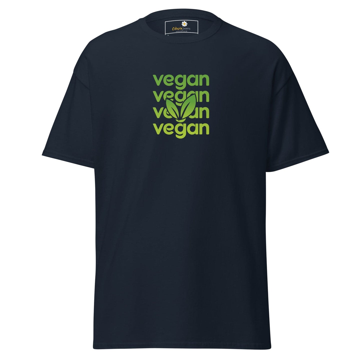 Unisex classic tee - GREEN VEGAN - REGULAR - Navy / S