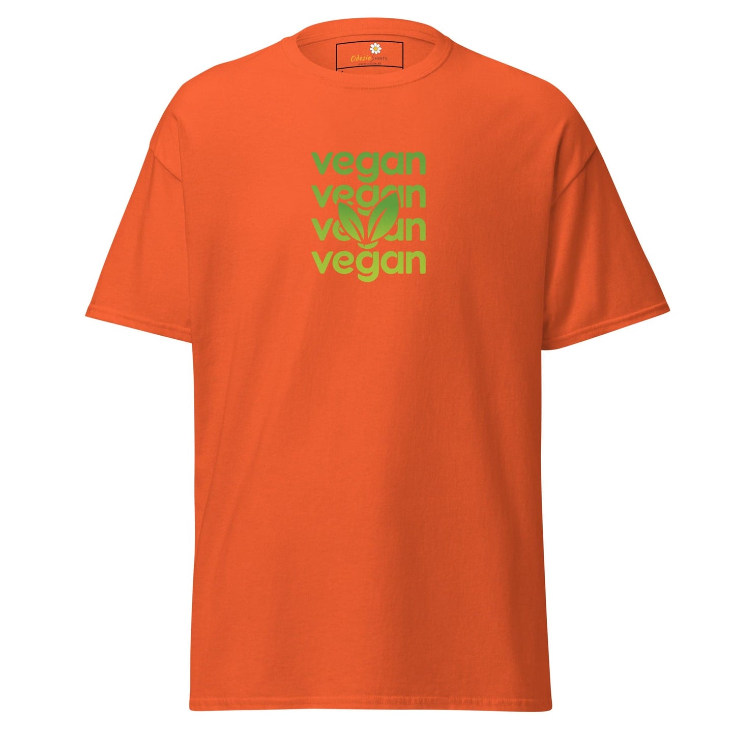 Unisex classic tee - GREEN VEGAN - REGULAR - Orange / S