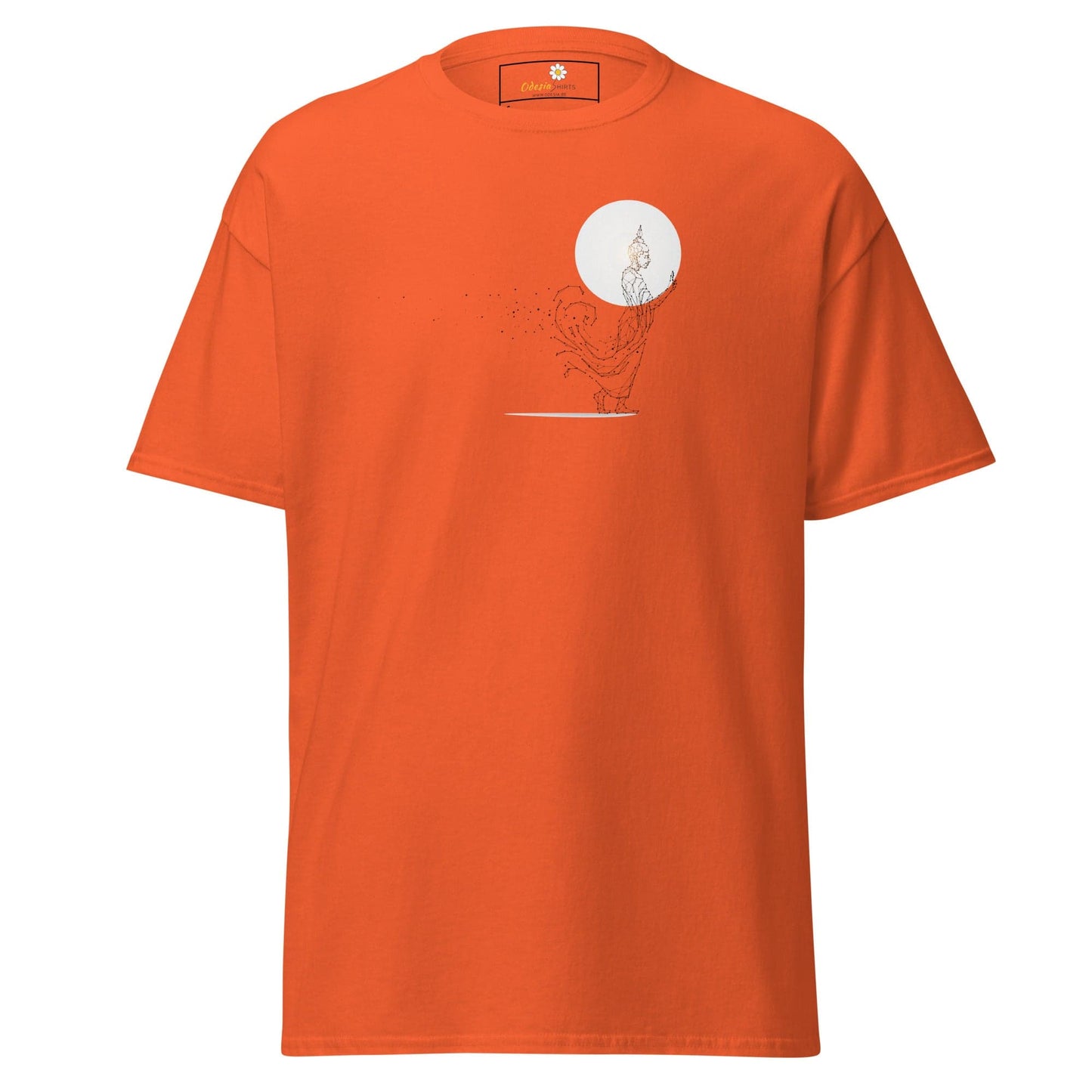 Unisex classic t-shirt - SPIRITUAL ZEN MASTER - REGULAR - Orange / S