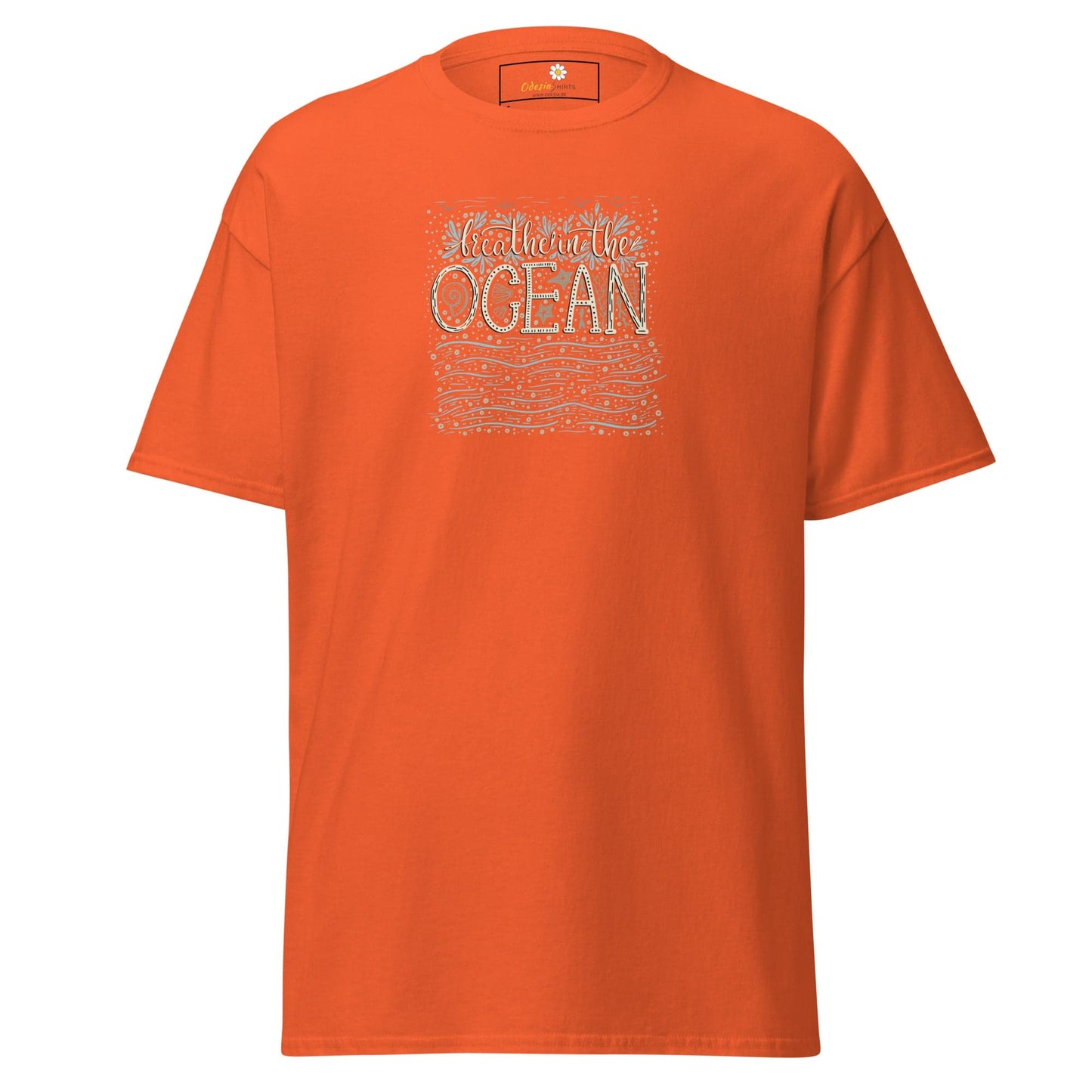 Unisex classic tee - NATURE OCEAN - REGULAR - Orange / S