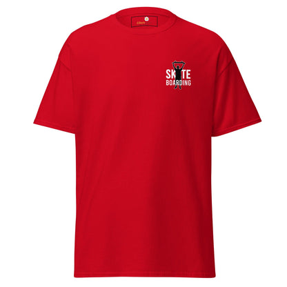 Unisex classic t-shirt - SPORT SKATEBOARDING - REGULAR - Red / S