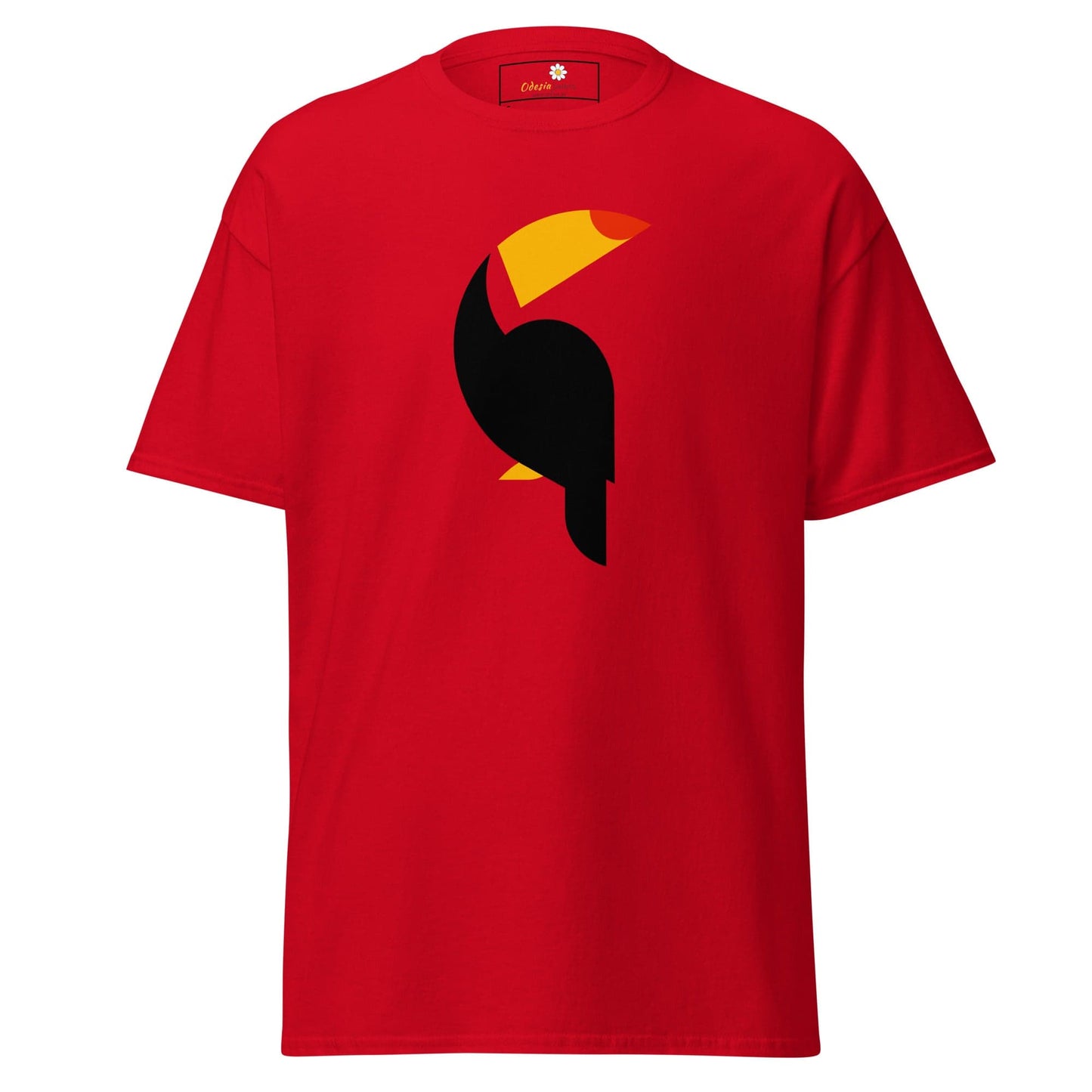 Unisex classic t-shirt - WILD LIFE TOUCAN - REGULAR - Red / S