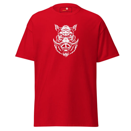 Unisex classic t-shirt - WILD LIFE PIG - REGULAR - Red / S