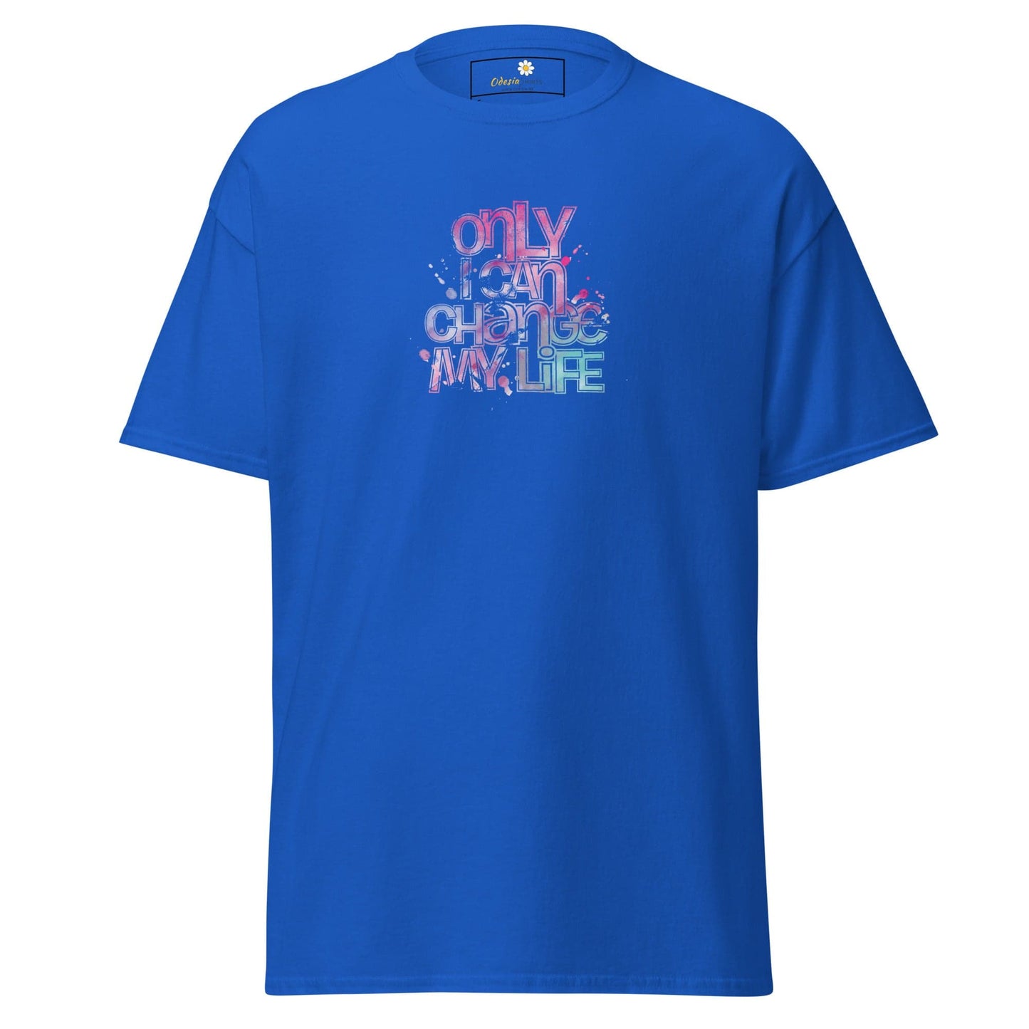 Unisex classic tee - TEXT ONLY I CAN CHANGE - REGULAR - Royal / S