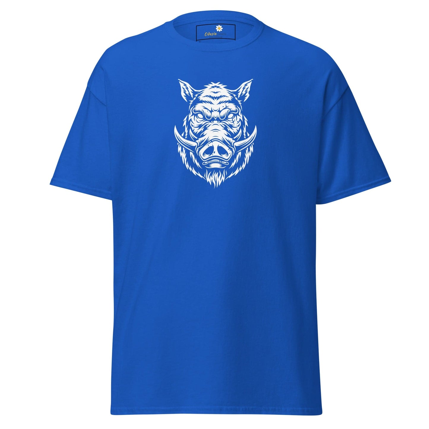 Unisex classic t-shirt - WILD LIFE PIG - REGULAR - Royal / S