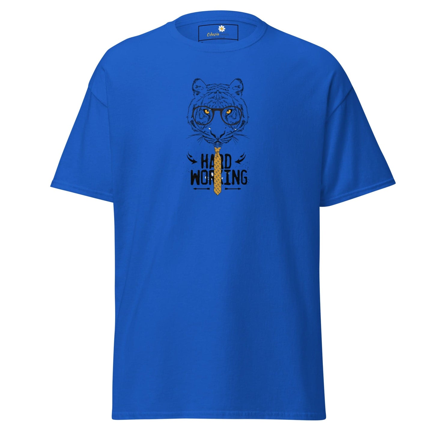 Unisex classic tee - WILD LIFE TIGER WORK - REGULAR - Royal / S