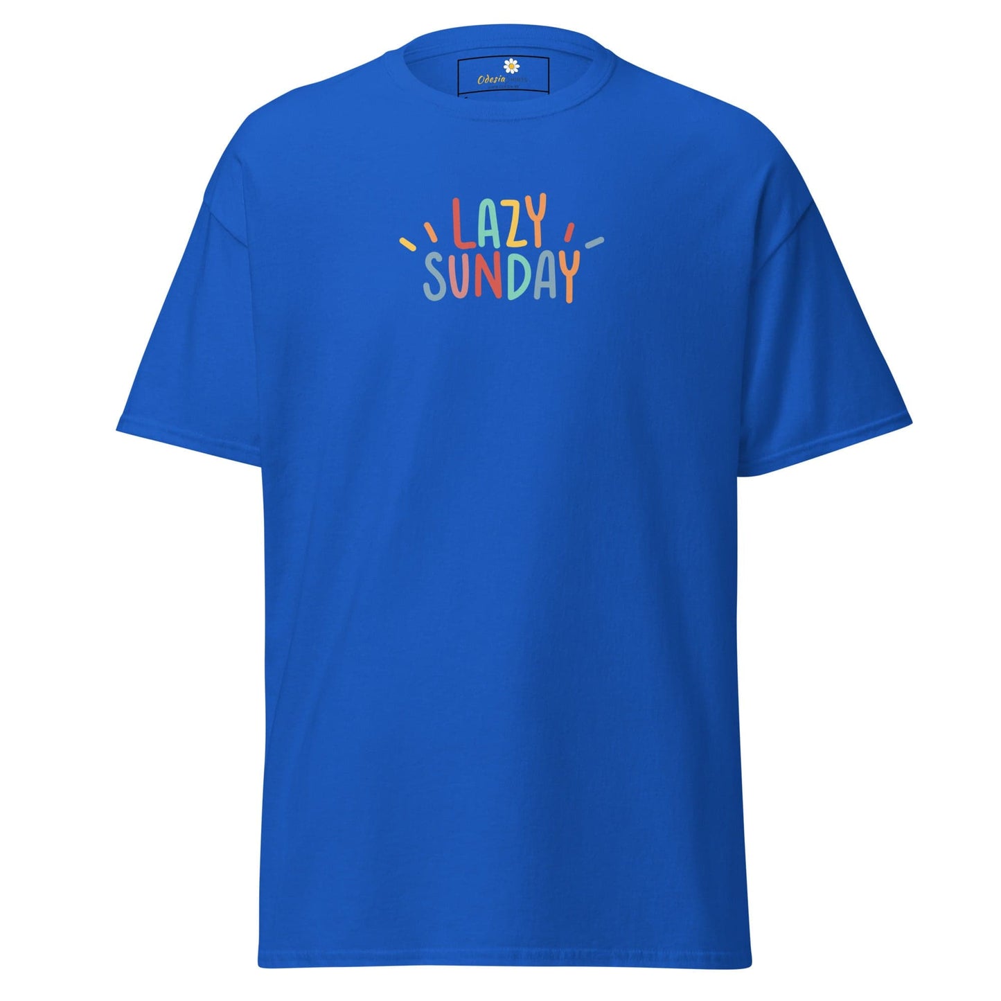 Unisex classic tee - MISC LAZY SUNDAY - REGULAR - Royal / S