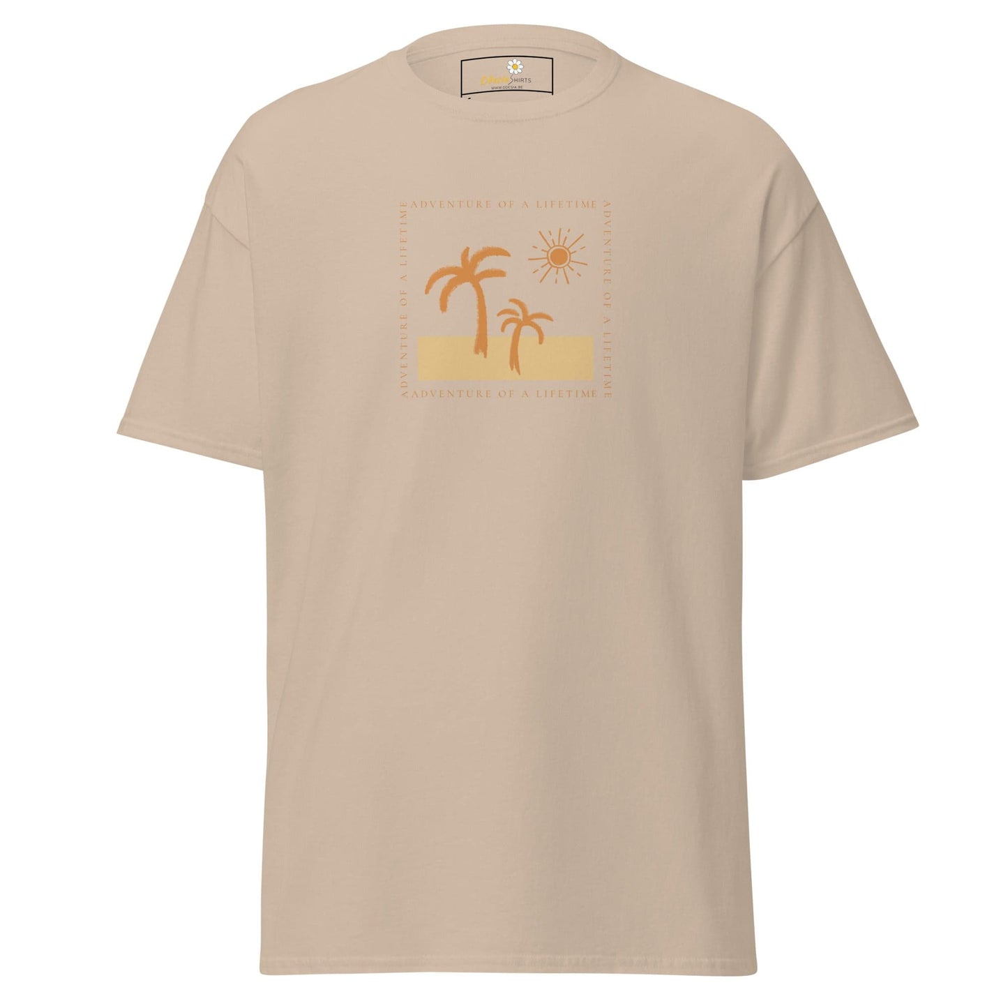 Unisex classic t-shirt - SUMMER PARADISE TREE SUN - REGULAR - Sand / S