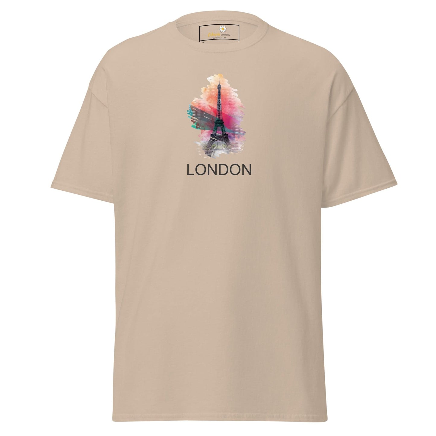 Unisex classic tee - COUNTRY LONDON PARIS - REGULAR - Sand / S