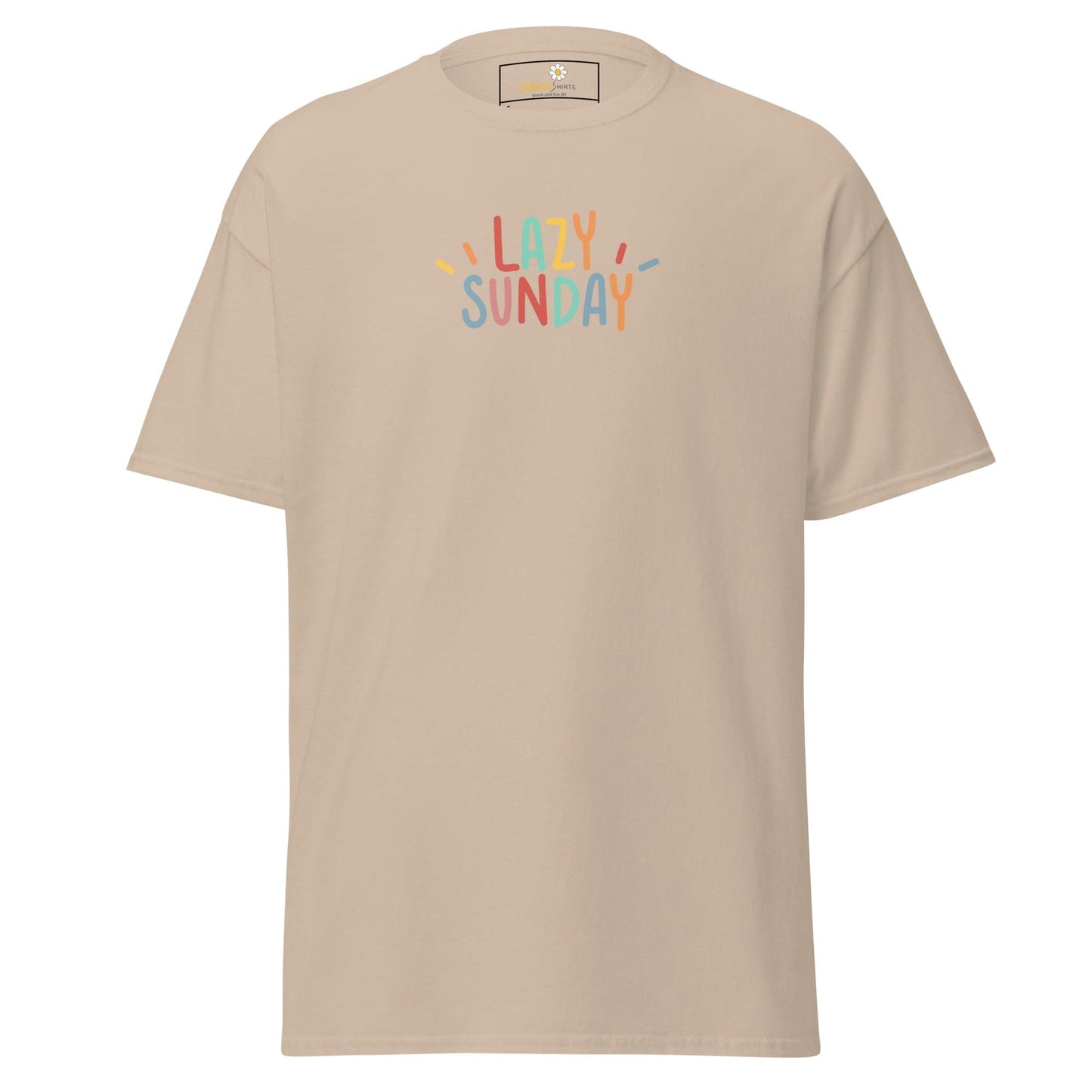 Unisex classic tee - MISC LAZY SUNDAY - REGULAR - Sand / S