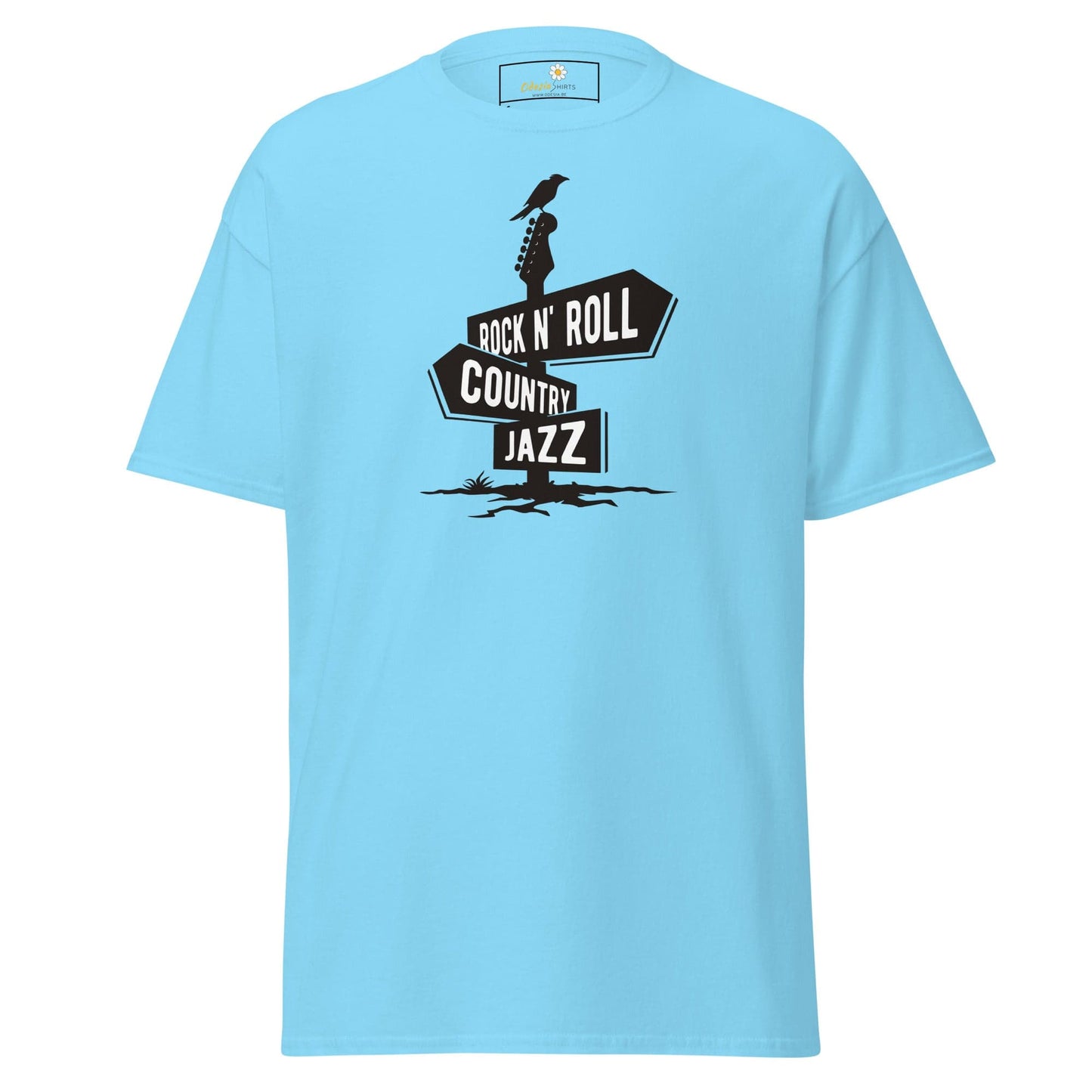 Unisex classic t-shirt - MUSIC DIRECTIONS - REGULAR - Sky / S
