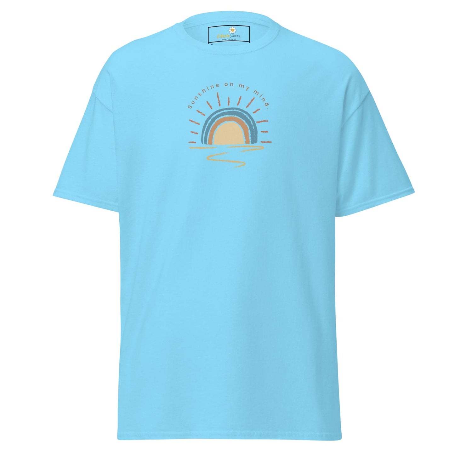 Unisex classic tee - SUMMER SUNSHINE ON MIND - REGULAR - Sky / S