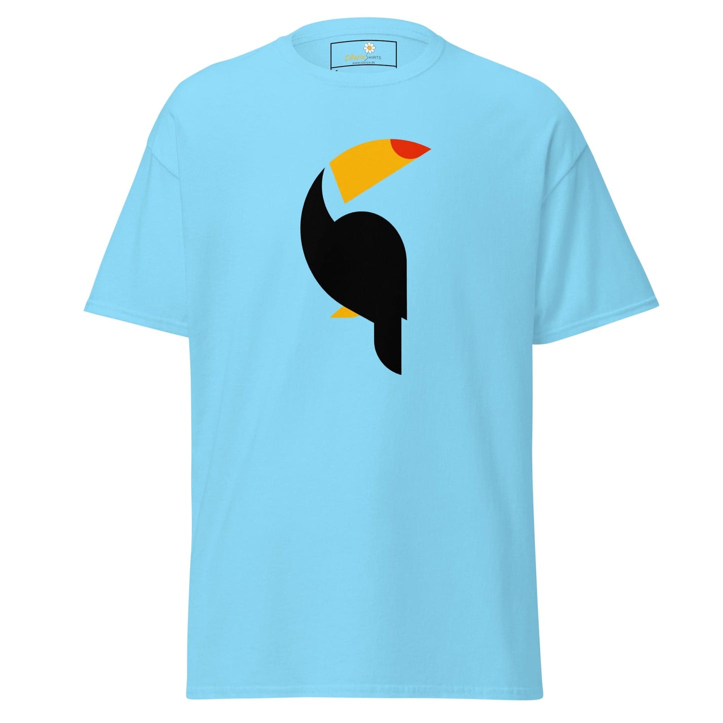 Unisex classic t-shirt - WILD LIFE TOUCAN - REGULAR - Sky / S