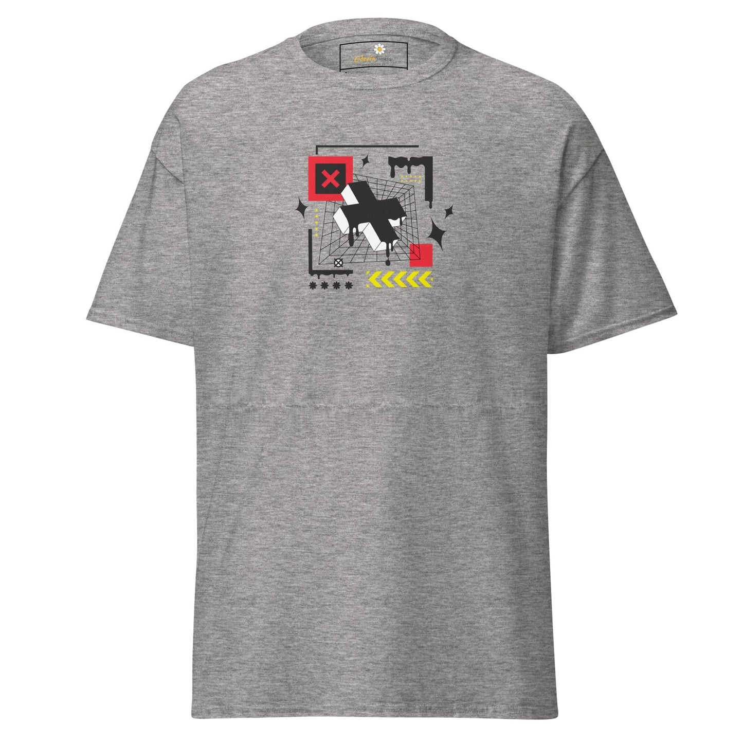 Unisex classic t-shirt - ABSTRACT FIGURES - REGULAR - Sport Grey / S