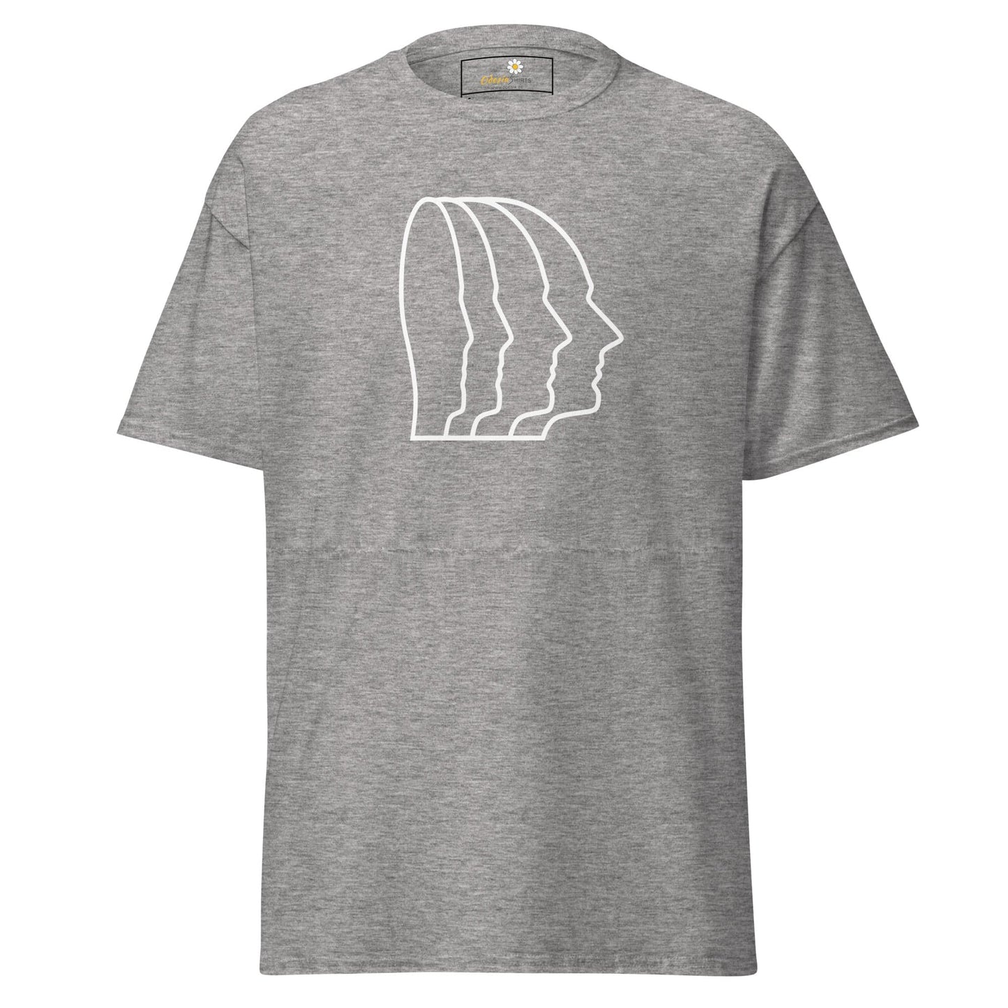 Unisex classic tee - ABSTRACT HEAD ONE - REGULAR - Sport Grey / S