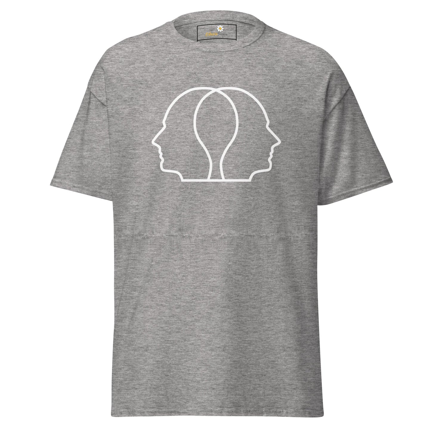 Unisex classic tee - ABSTRACT HEAD FULL - REGULAR - Sport Grey / S