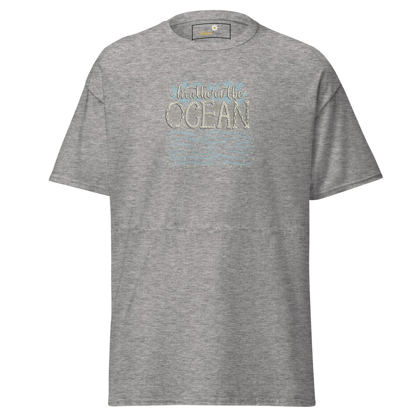 Unisex classic tee - NATURE OCEAN - REGULAR - Sport Grey / S