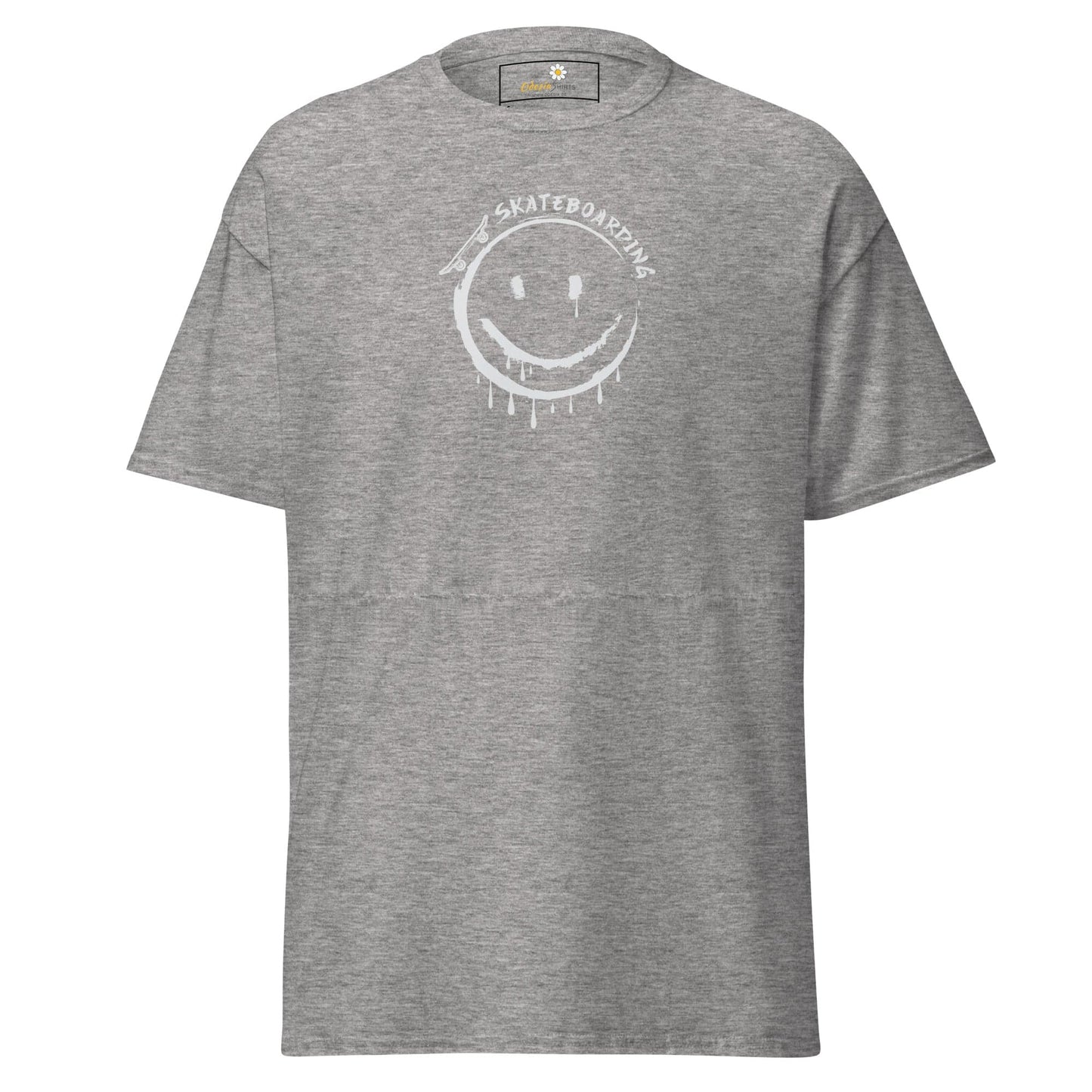 Unisex classic tee - SPORT SKATEBOARDING SMILE - REGULAR - Sport Grey / S