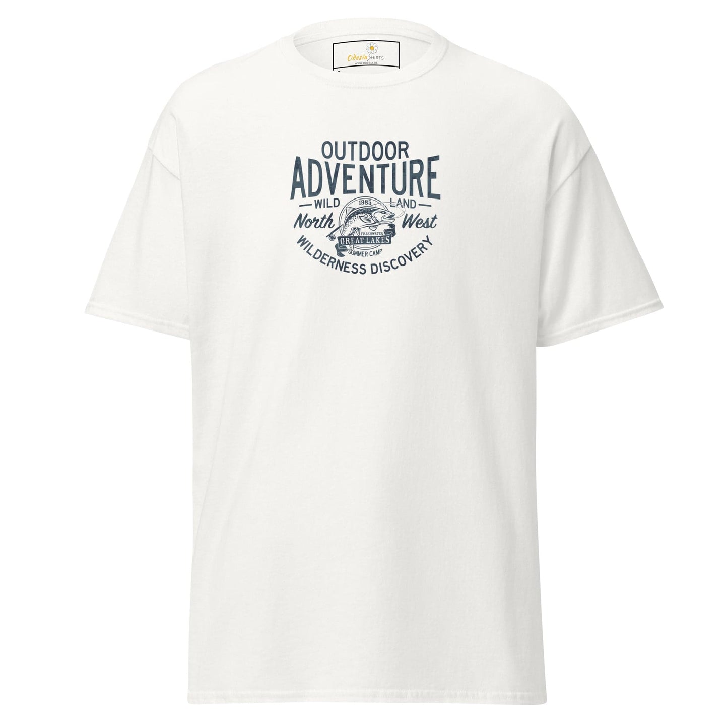 Unisex classic t-shirt - SPORT OUTDOOR ADVENTURE - REGULAR - White / S