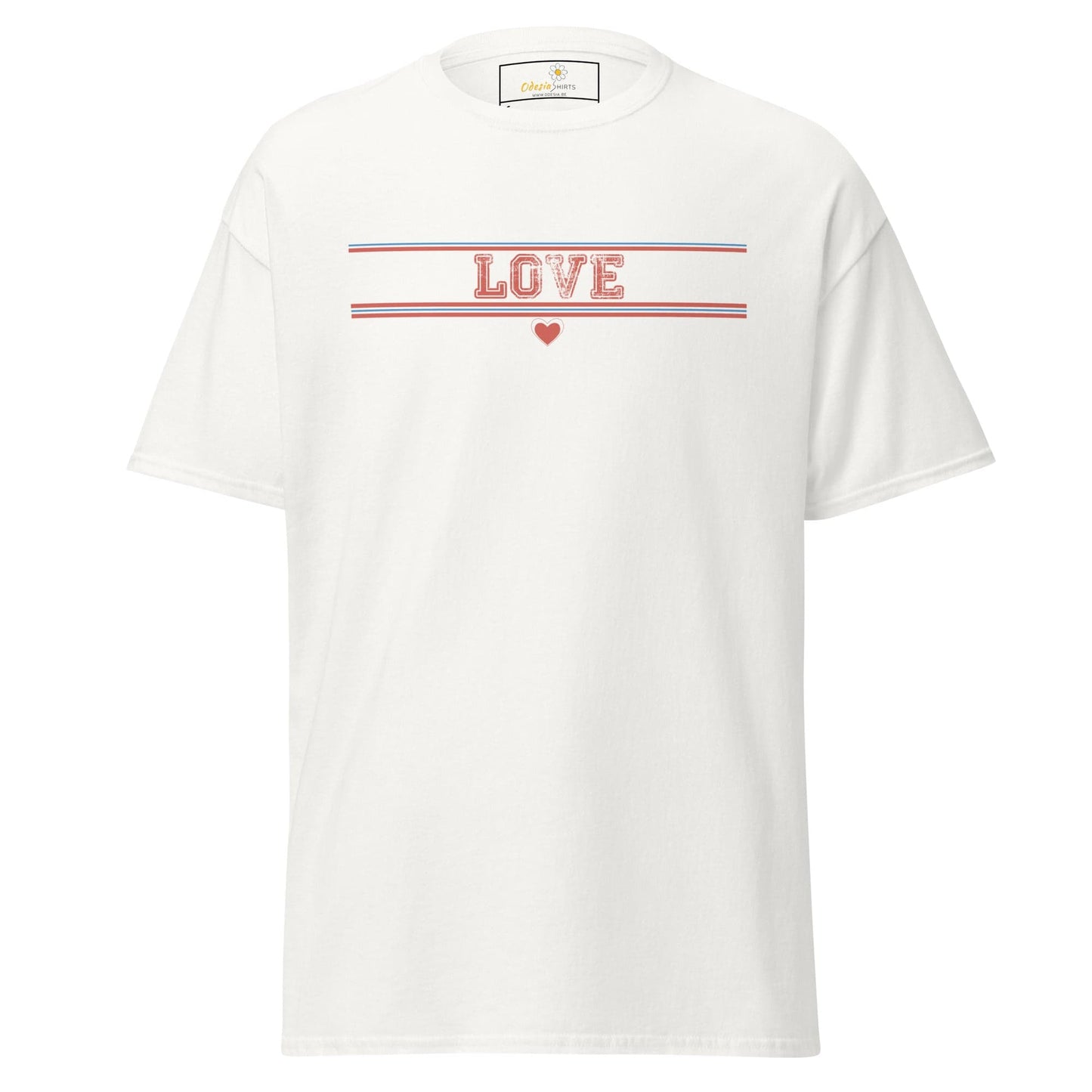 Unisex classic t-shirt - TEXt LOVE - REGULAR - White / S