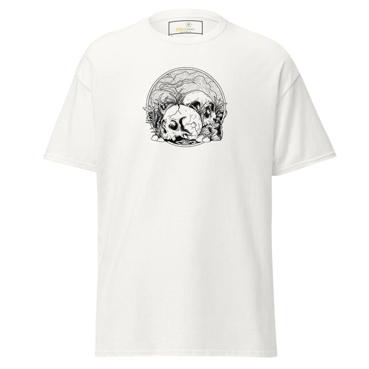 Unisex classic t-shirt - SKULL SUMMER SKULLS - REGULAR - White / S