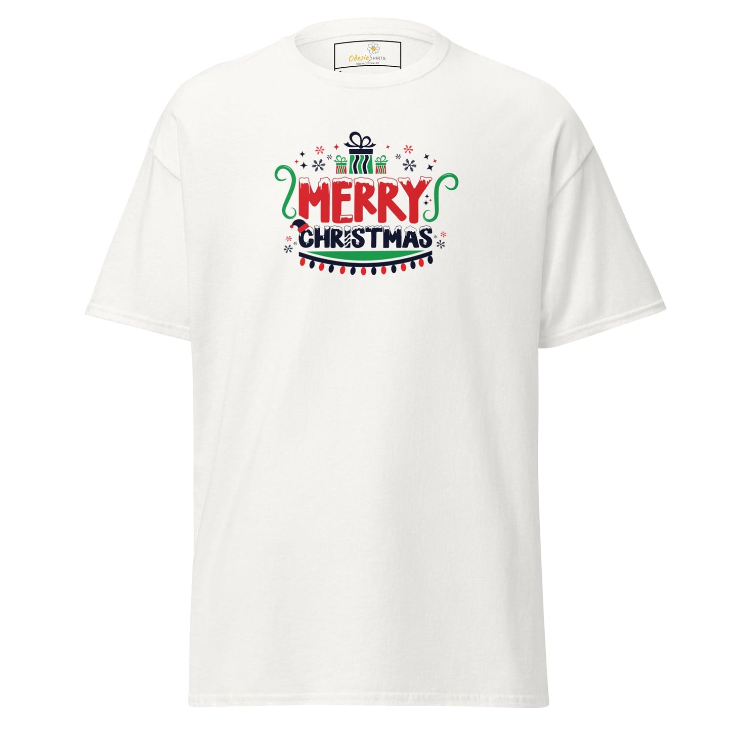 Unisex classic t-shirt - SEASONAL MERRY CHRISTMASS - REGULAR - White / S