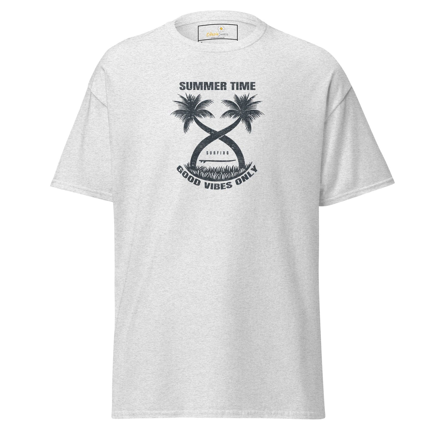 Unisex classic t-shirt - SUMMER PARADISE TREES - REGULAR - Ash / S