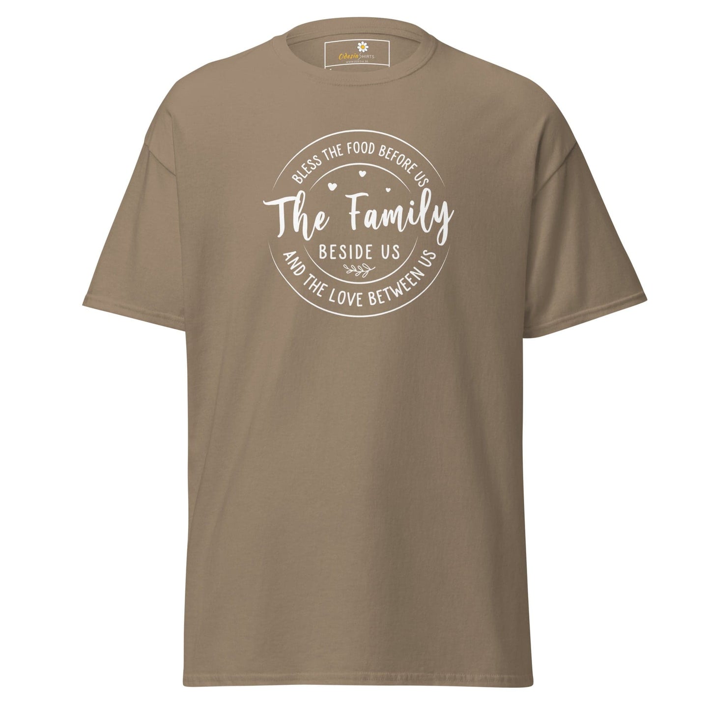 Unisex classic t-shirt - SPIRITUAL BLESS THE FAMILY - REGULAR - Brown Savana / S