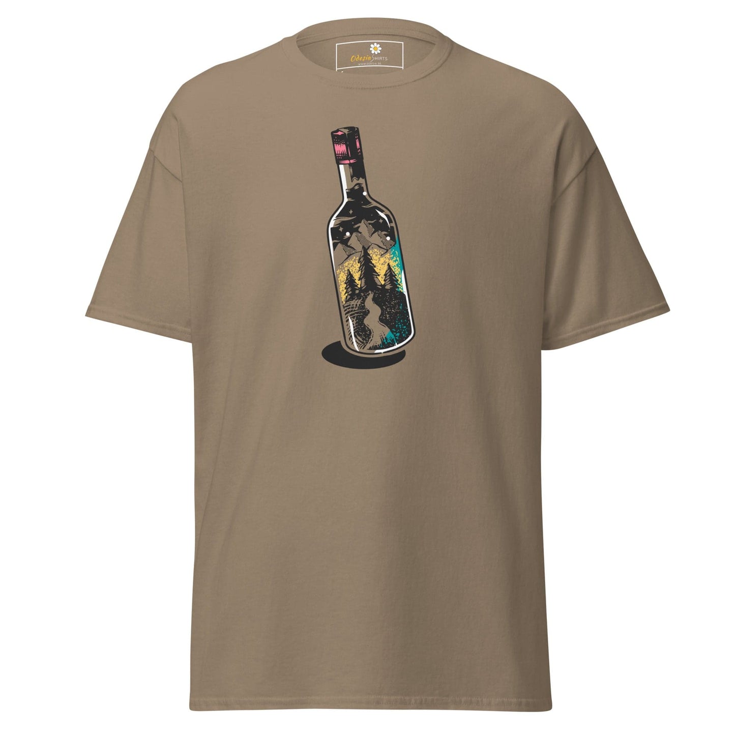 Unisex classic t-shirt - FANTASY LIGHT BOTTLE - REGULAR - Brown Savana / S