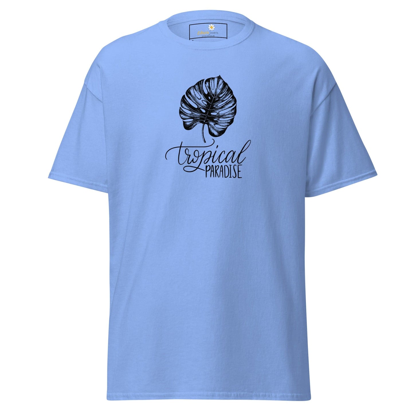 Unisex classic t-shirt - NATURE TROPICAL PARADISE - REGULAR - Carolina Blue / S