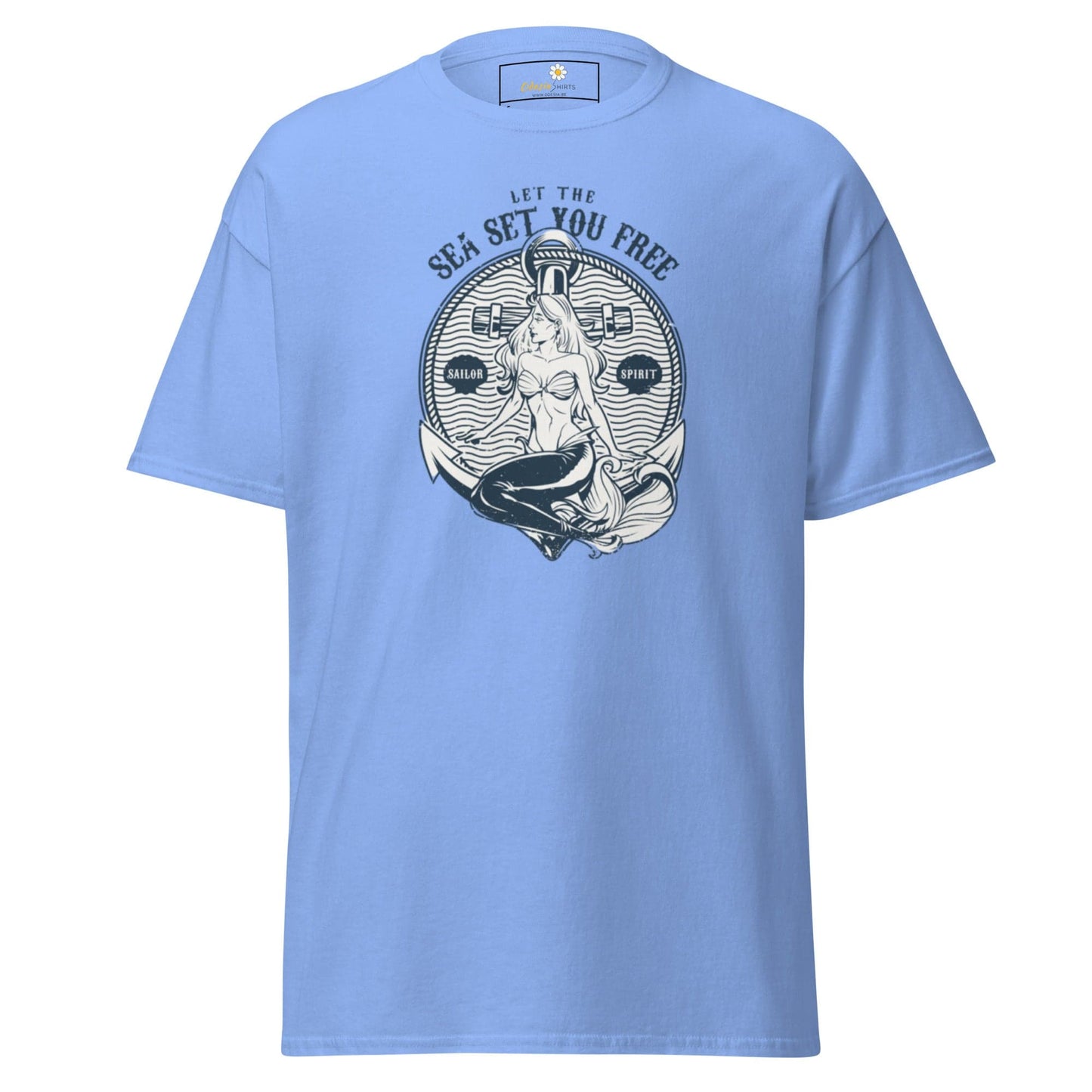 Unisex classic t-shirt - MYSTIC MERMAID SEA SET YOU FREE - REGULAR - Carolina Blue / S