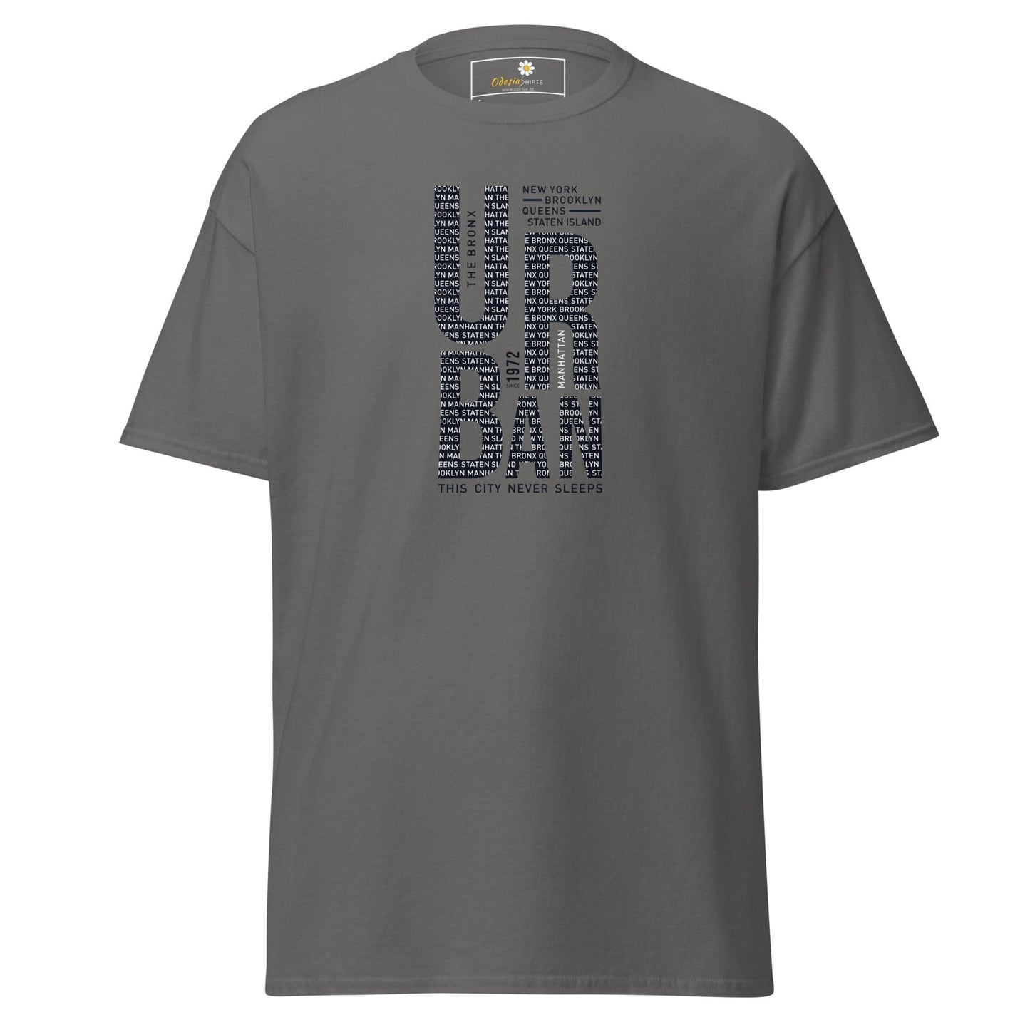 Unisex classic t-shirt - URBAN DESIGN - REGULAR - Charcoal / S