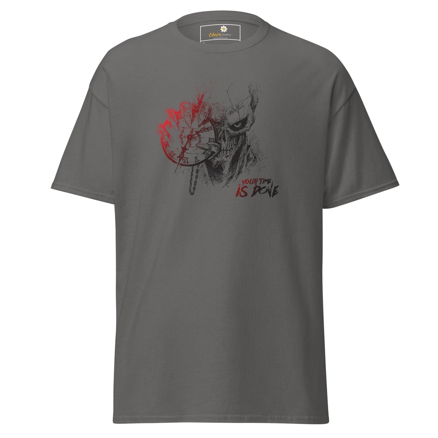 Unisex classic t-shirt - FANTASY TIME IS DUE - REGULAR - Charcoal / S