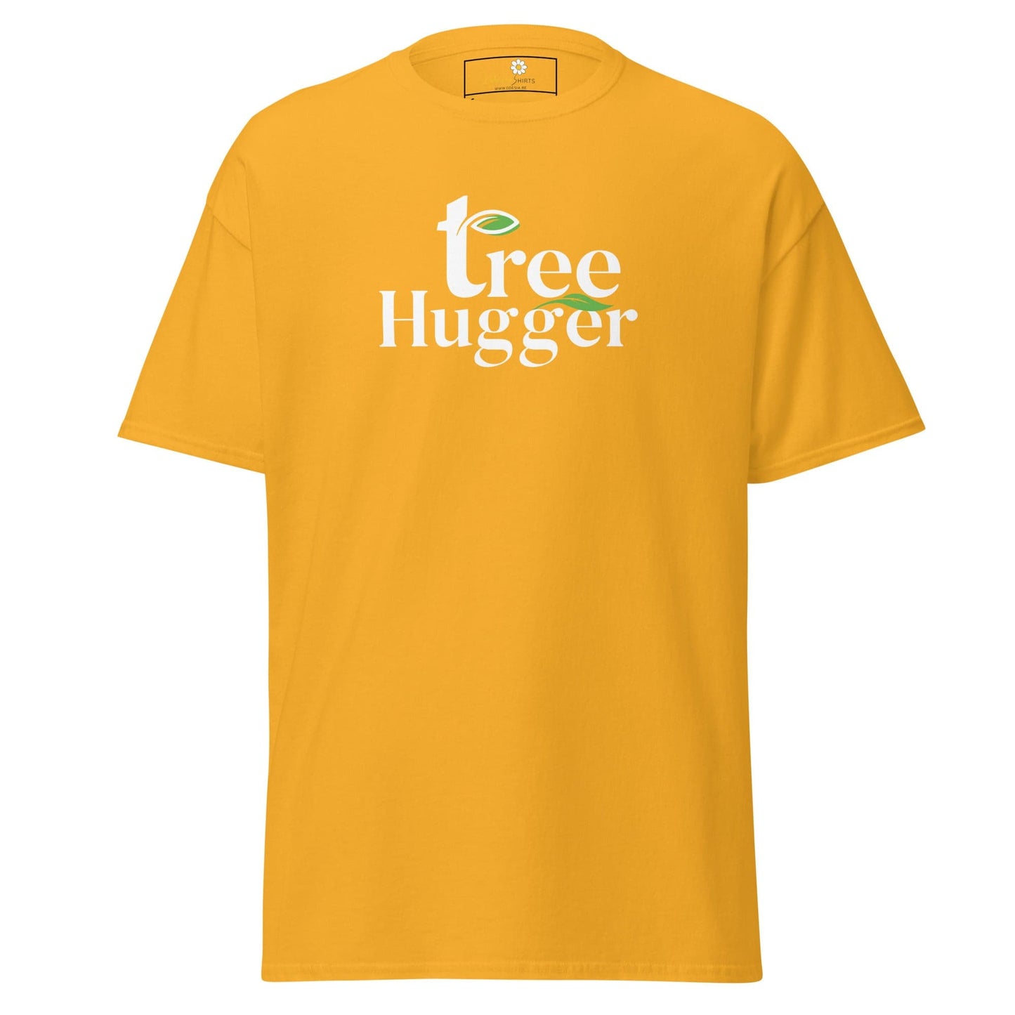 Unisex classic t-shirt - ECOLOGY TREE HUGGER - REGULAR - Gold / S