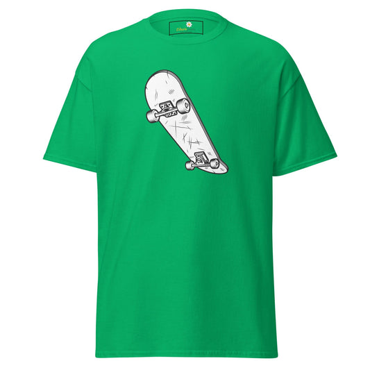 Unisex classic t-shirt - SPORT SKATEBOARD YEAH - REGULAR - Irish Green / S
