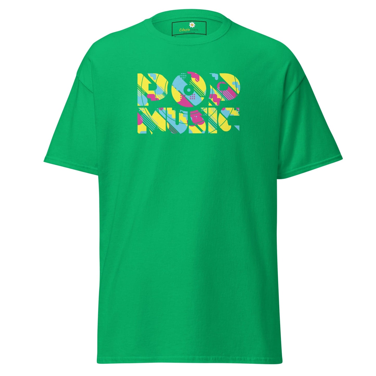 Unisex classic t-shirt - MUSIC POP VINTAGE - REGULAR - Irish Green / S