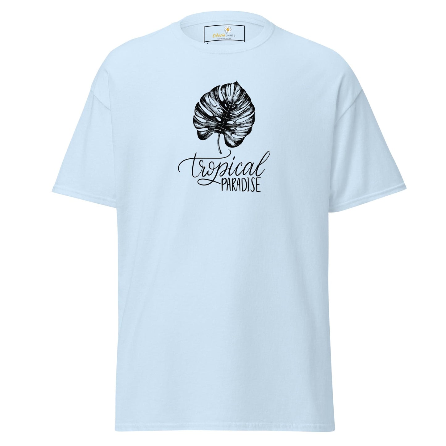 Unisex classic t-shirt - NATURE TROPICAL PARADISE - REGULAR - Light Blue / S