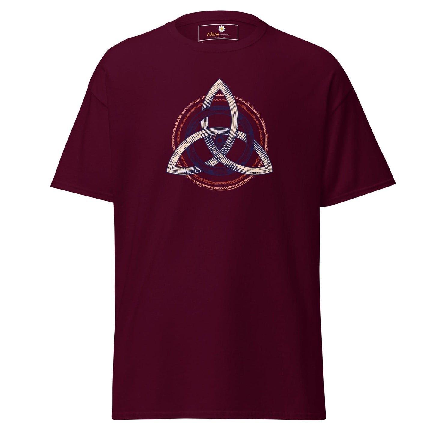 Unisex classic t-shirt - MYSTIC MAGIC SYMBOL - REGULAR - Maroon / S