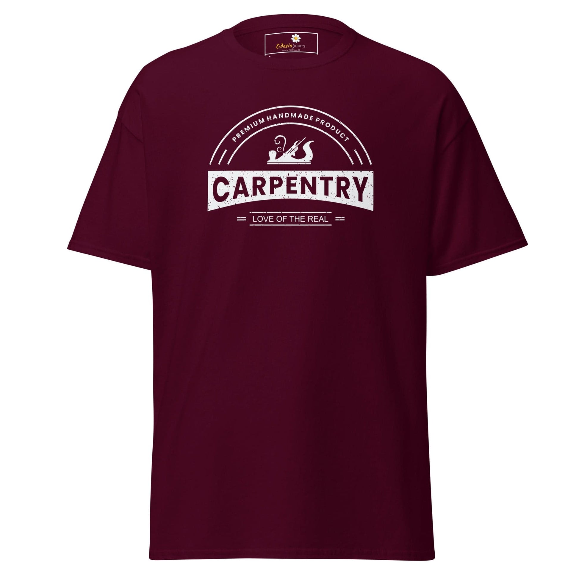 Unisex classic t-shirt - SKILLS CARPENTRY DREAM - REGULAR - Maroon / S
