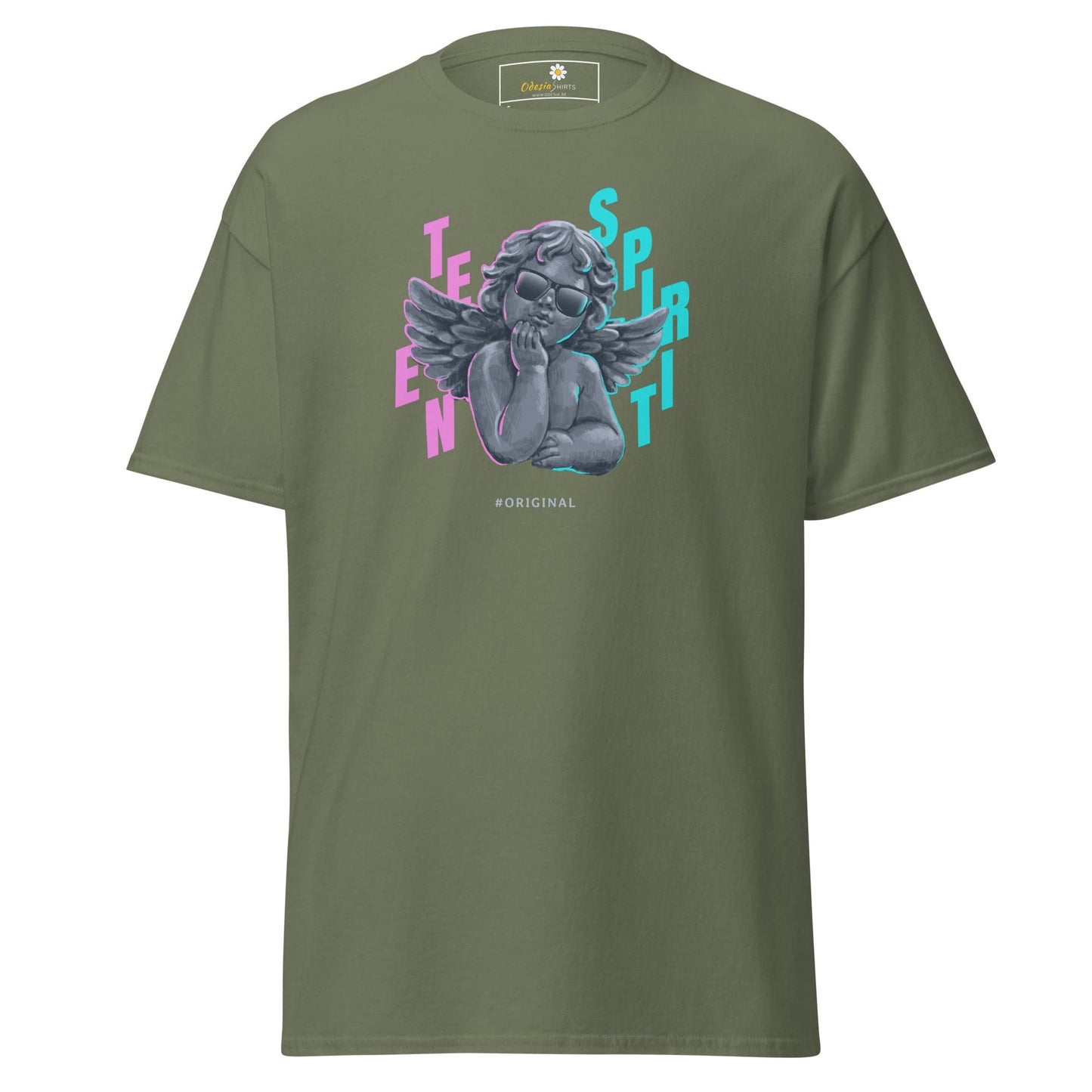 Unisex classic t-shirt - FANTASY TEEN SPIRIT - REGULAR - Military Green / S