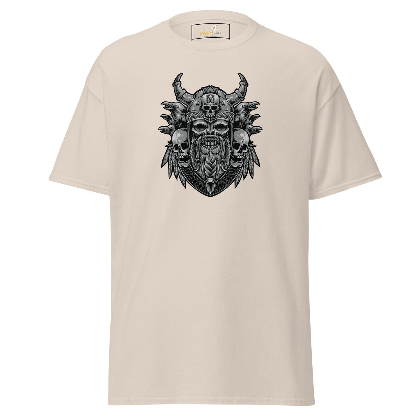 Unisex classic t-shirt - MYSTIC SKULL VIKING - REGULAR - Natural / S