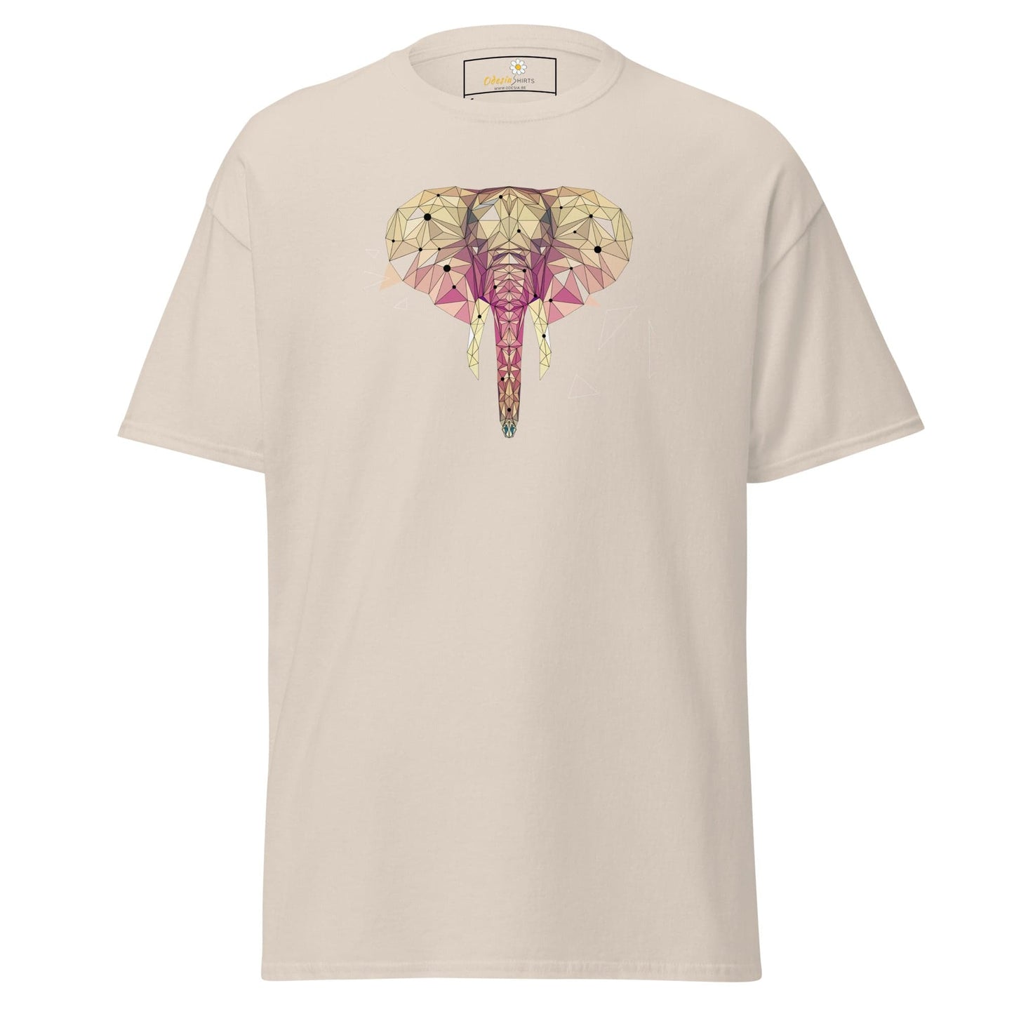 Unisex classic t-shirt - ABSTRACT WILD LIFE ELEPHANT - REGULAR - Natural / S